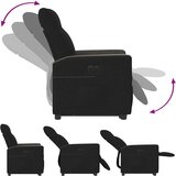 vidaXL Električni naslonjač na podizanje od tkanine crni | shoptok.hr