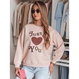 DStreet Bluza damska oversize z nadrukiem FEELME różowa | Shoptok.si