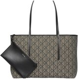 Calvin Klein Jeans Torbe Lv04f3750g Emblem Aop Jacquard Tote Kostanjeva Cene