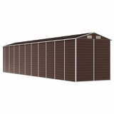  Vrtno spremište smeđe 191 x 895 x 198 cm od pocinčanog čelika | Eponuda.com