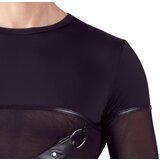 NEK moška majica z dolgimi rokavi in križnimi trakovi (črna) - m | Shoptok.si