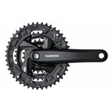 Shimano POGON FC-M371-L, ZA 9-BRZINA, 170MM, 48X36X26TW/O CG, CHAIN CASE COMPATIBLE, CRNI, W/CRANK FIXING BOLT, LOGO, IND.PACK