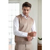 Dewberry 90829 V Neck Sleeveless Knit Mens Sweater-VISION | shoptok.hr