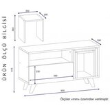 Hanah home TV jedinica, Bijela boja
Orah, Novella K2 - White, Walnut | shoptok.hr