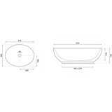 REA Bath Nadblatni umivaonik Rea Carola Slim | shoptok.hr