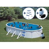  GRE Ovalni montažni bazen – set 6,1×3,75,1,32m – 4m3/h 1181 | Eponuda.com