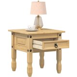 vidaXL Stranska mizica Corona 50x50x50 cm trdna borovina | Shoptok.si