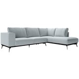 MID.YOU KOTNA SEDEŽNA GARNITURA, velurno svetlo siva | Shoptok.si