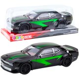  Sportski auto za igru s pogonom na stražnje kotače Glossy - 28 cm - crno/zeleni | shoptok.hr