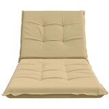  Jastučić za ležaljku GEMERT 100% poliester Bež 190 x 90 x 9 cm - Bež 190 x 90 x 9 cm Poliester | shoptok.hr