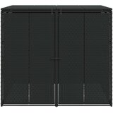  Kutija za smeće 2 pcs Crna 130 x 80 x 115 cm Polietilen | shoptok.hr