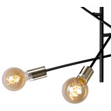  ONLI - Visilica na sajli CROSS 6xE27/22W/230V crna/mesing | Eponuda.com
