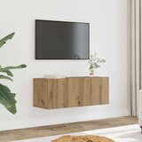  2-dijelni zidni TV ormarić boja hrast artisan 80x30x30 cm | shoptok.hr