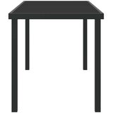  Stol za vrt Crna 140 x 70 x 73 cm Metal | shoptok.hr