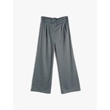 Koton Wide Leg Trousers Pleated Button Closure with Pocket. | shoptok.hr