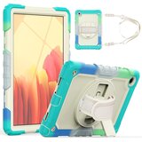 NIKCORP Ovitek za Samsung Galaxy Tab A 8.0" s stojalom, ročajem in naramnim pasom, trislojna zaščita, zelen - odporen na udarce, (5000139300) Cene