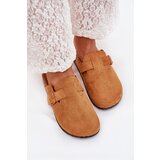 Boto Ladies Clogs and On Cork Platform With Buckle Camel Klarae | Shoptok.si