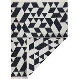 RugsX Preproge Preproga TWIN 22992 geometrijska, bombažna, dvost 60x90 cm Črna | Shoptok.si