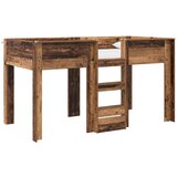  Krevet na kat za djecu s madracem Staro drvo 100 x 200 cm | shoptok.hr