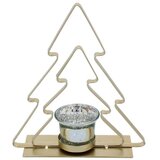 Molarem Home Metalni božićni svijećnjak 20 cm - Drvce za lučicu | shoptok.hr