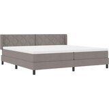  Boxspring krevet s madracem s madracem Sivo-smeđa 200 x 200 cm | shoptok.hr