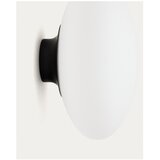 Kave Home Bela/v srebrni barvi stenska svetilka ø 26 cm Bamila – | Shoptok.si