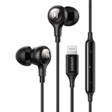 Stereo slušalke (30631) – In-Ear z MFI Lightning priključkom – črne