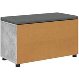  Klupa za hodnik s jastukom Betonski sivi 80 x 38 x 46 cm | shoptok.hr