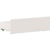 vidaXL Krevet s regalom za knjige bez madraca bijeli 75x190cm borovina | shoptok.hr