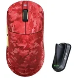 bežični gaming miš RS3Ultra PAW3955MAX/52000 DPI/8KHz/Lightweight/Red carbon