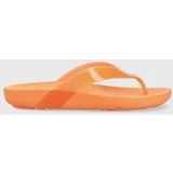 Crocs Japonke Splash Glossy Flip ženske, oranžna barva, 208534