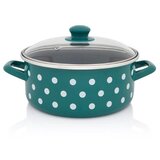 Metalac Metalak posuđe Plitki lonac sa staklenim poklopcem, 18 cm, 2,2 l, zeleni | Eponuda.com