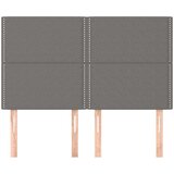  Uzglavlja 4 kom tamnosivi 72 x 5 x 78/88 cm od tkanine | shoptok.hr