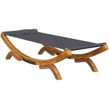 The Living Store zunanja postelja 100x188,5x44 cm trden les antracit - zunanja postelja, (21421788) | Shoptok.si
