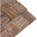  Zidna Ploča 11 kom. Prirodna 30 x 30 x 2 cm - Bijela | shoptok.hr