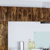  Zidni kuhinjski ormarić 2 pcs Dimljeni hrast 50 x 31 x 40 cm | shoptok.hr