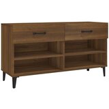  Omarica za čevlje rjavi hrast 102x35x55 cm konstruiran les, (20716438) | Shoptok.si