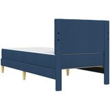  Okvir kreveta s madracem s uzglavljem Plava 80 x 200 cm tkanina | shoptok.hr