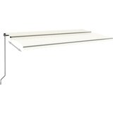 Tenda na ručno uvlačenje 600 x 350 cm krem | shoptok.hr