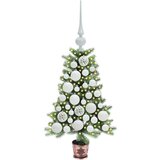 vidaXL Božićno drvce s 150 LED svjetlima s stalakom Zelena 65 cm PE | shoptok.hr