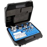 Kern Set utega 303-084, OIML klasa E1, nazivna vrijednost 1 mg - 5 kg, gumb, polirani nehrđajući čelik, u plastičnoj ku | Eponuda.ba