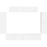 TV ormar 8 pcs Visoki sjaj bijela | shoptok.hr