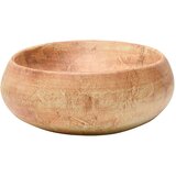 Nadgradni Nadpultni umivalnik rjav ovalen 59x40x15 cm keramika | Shoptok.si