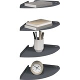  Ležeča polica s polico 4 pcs Antracit 24 x 24 x 2,3 cm, (5000307221) | Shoptok.si