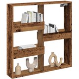vidaXL Zidni ormarić boja staro drvo 80x15x80 cm od konstruiranog drva | shoptok.hr