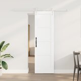 vidaXL klizna vrata s setom za stolariju bijela 61x198.5 cm od solidnog bora | shoptok.hr