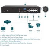 Tp-link VIGI 8-kanalni PoE+ mrežni video snimač 24/7 | shoptok.hr