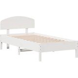  Okvir kreveta bez madraca bijeli 75 x 190 cm masivna borovina | shoptok.hr