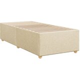  Okvir za krevet bez madraca krem 100 x 200 cm od tkanine | shoptok.hr
