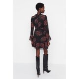 Trendyol Brown Floral Pattern Dress | shoptok.hr